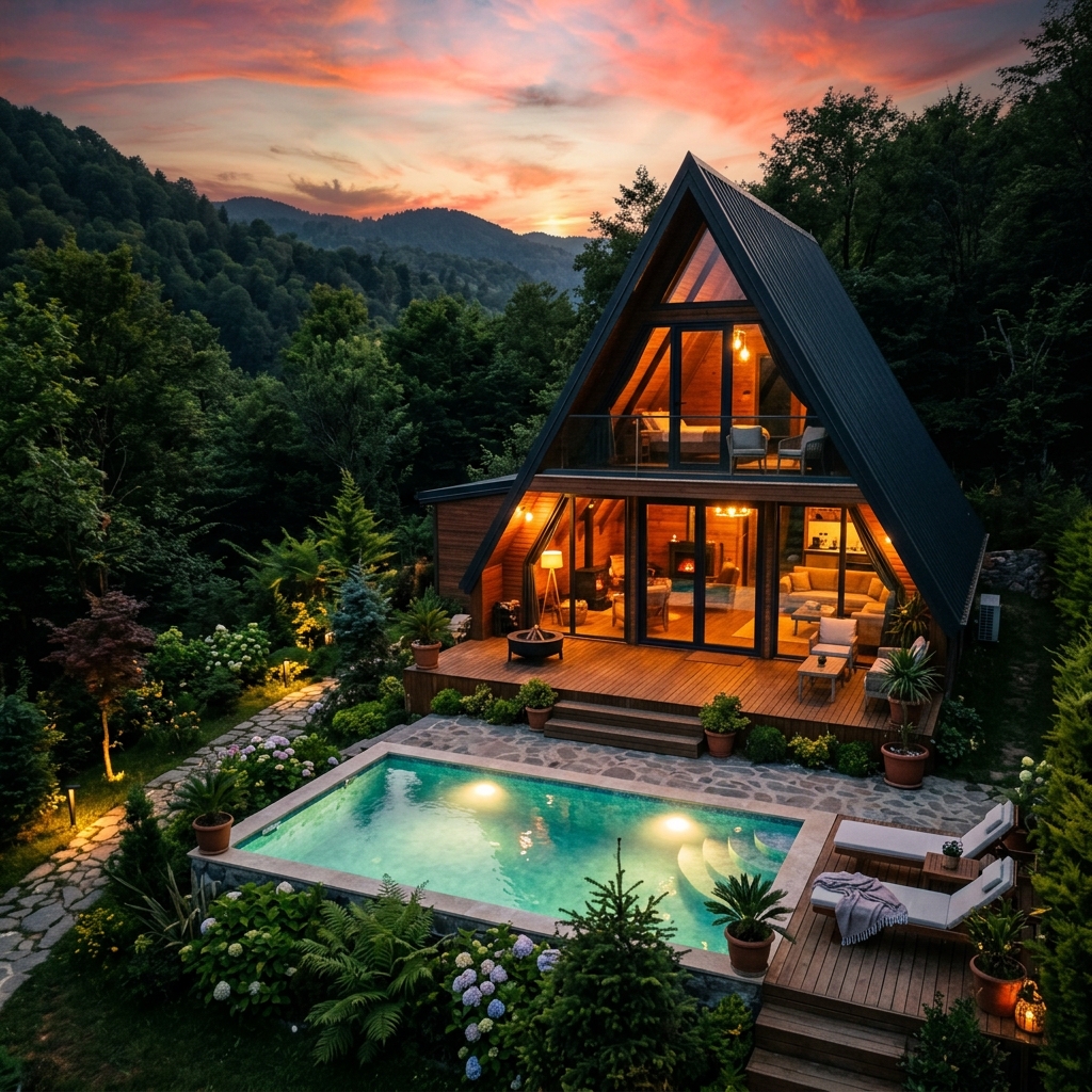 Deluxe Havuzlu Bungalov